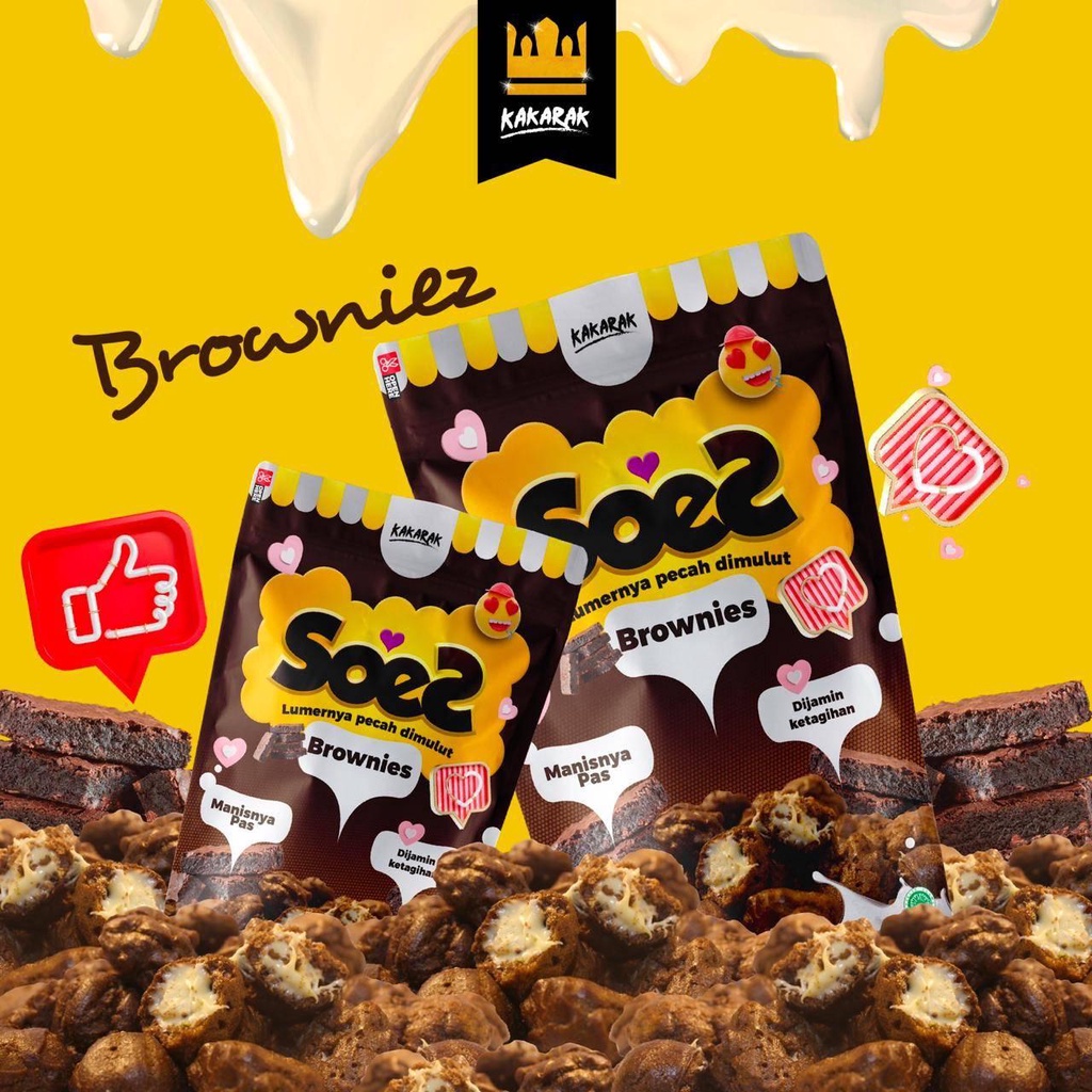 Jual Kakarak - Soes Lumer 75 gr Varian Rasa | Shopee Indonesia