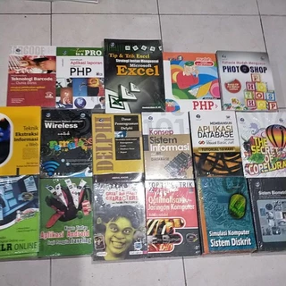 Buku KOMPUTER / TEKNOLOGI / PEMOGRAMAN / MICROSOFT WORD / MICROSOFT EXCEL / MICROSOFT POWER POINT / MICROSOFT ACCESS / WORDPRESS / BLOGSPOT / VISUAL BASIC / MYSQL / AUTOCAD