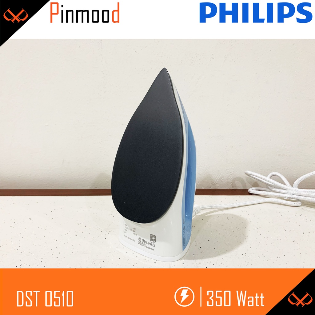 Jual PHILIPS SETRIKA LISTRIK DST-0510 [ 350 WATT ] SERI 500 DRY IRON ...
