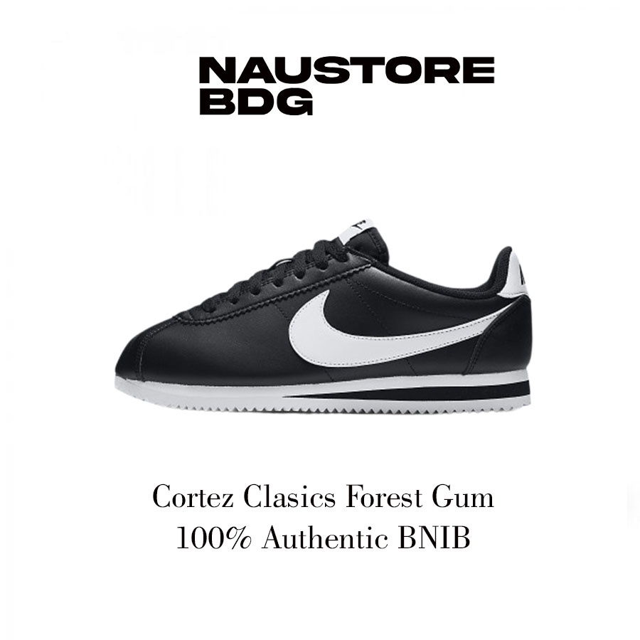 Nike cortez hitam best sale