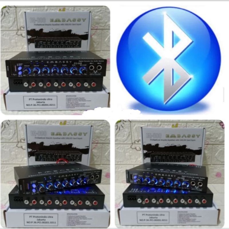 Jual Preamp Usb BT Mic EQ888 Embassy Shopee Indonesia