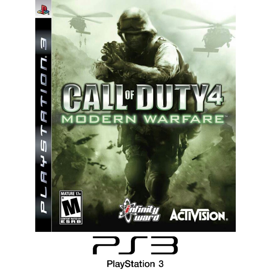 Jual Game Ps3 Pkg Cfw Ofw Hen Call Of Duty 4 Modern Warfare Shopee