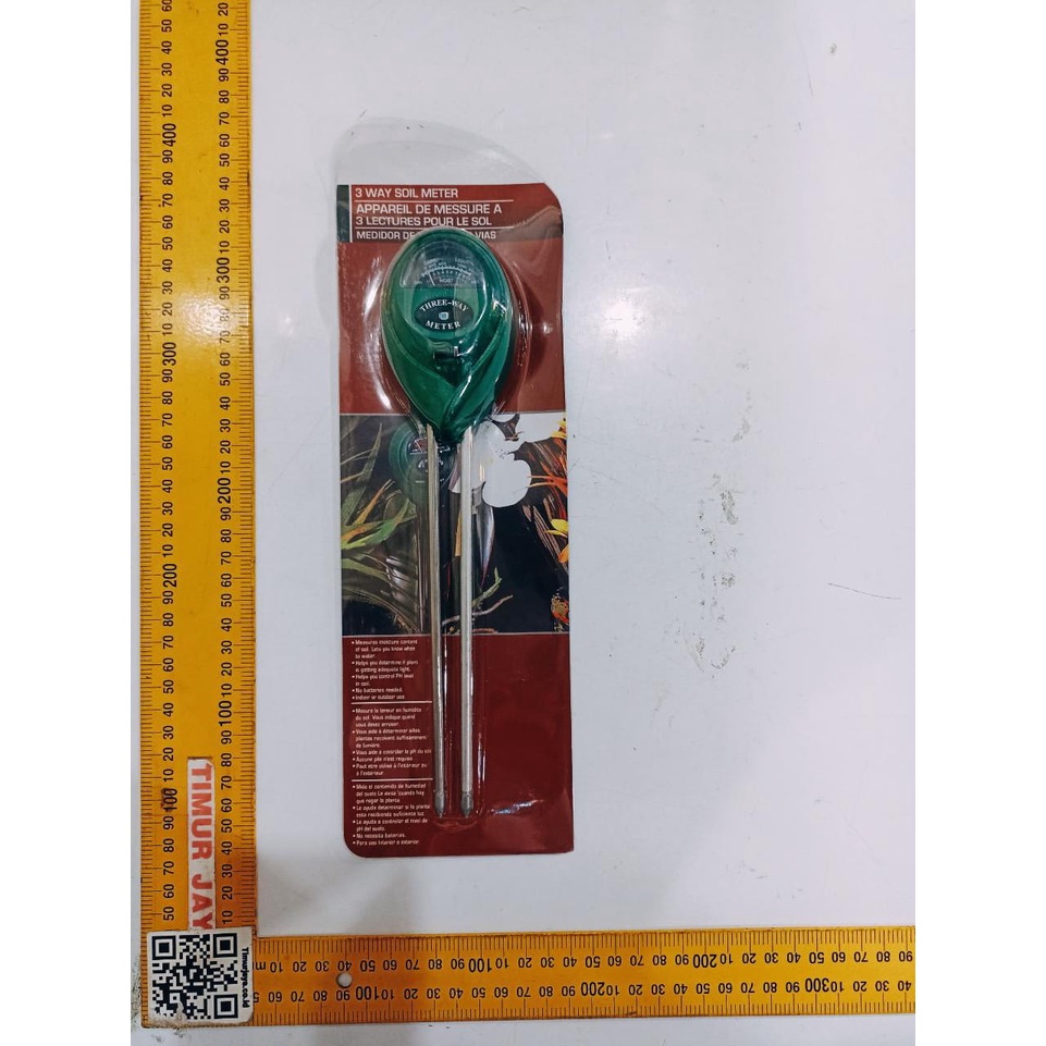 SOIL ANALYZER tester 3 in 1 Moisture Meter PH Sunlight Alat Ukur Suhu