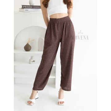 Celana Kulot Wanita Highwaist Briana Knit Pants Tebal Premium Loose Pants Trousers