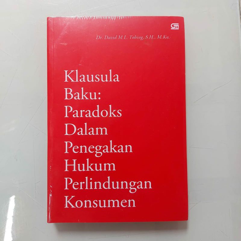 Jual Buku KLAUSULA BAKU : PARADOKS DALAM PENEGAKAN HUKUM PERLINDUNGAN ...