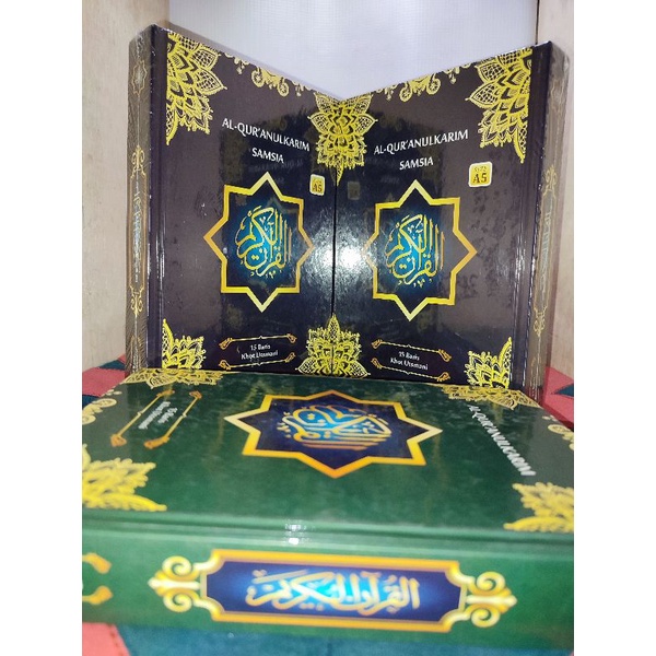 Jual Al Quran Samsia Khat Utsmani 15 Baris Hafalan Warna Ukuran A5