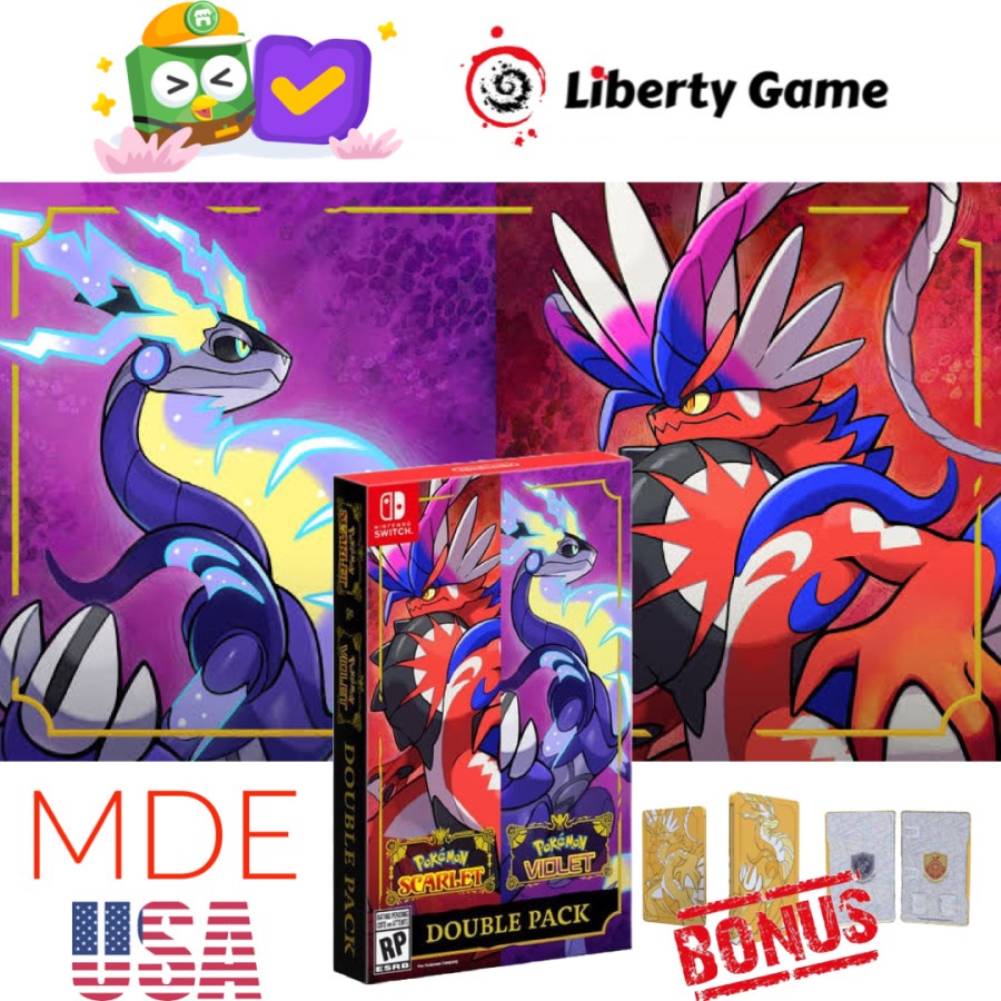 Jual Nintendo Switch Double Pack Pokemon Scarlet & Pokemon Violet ...