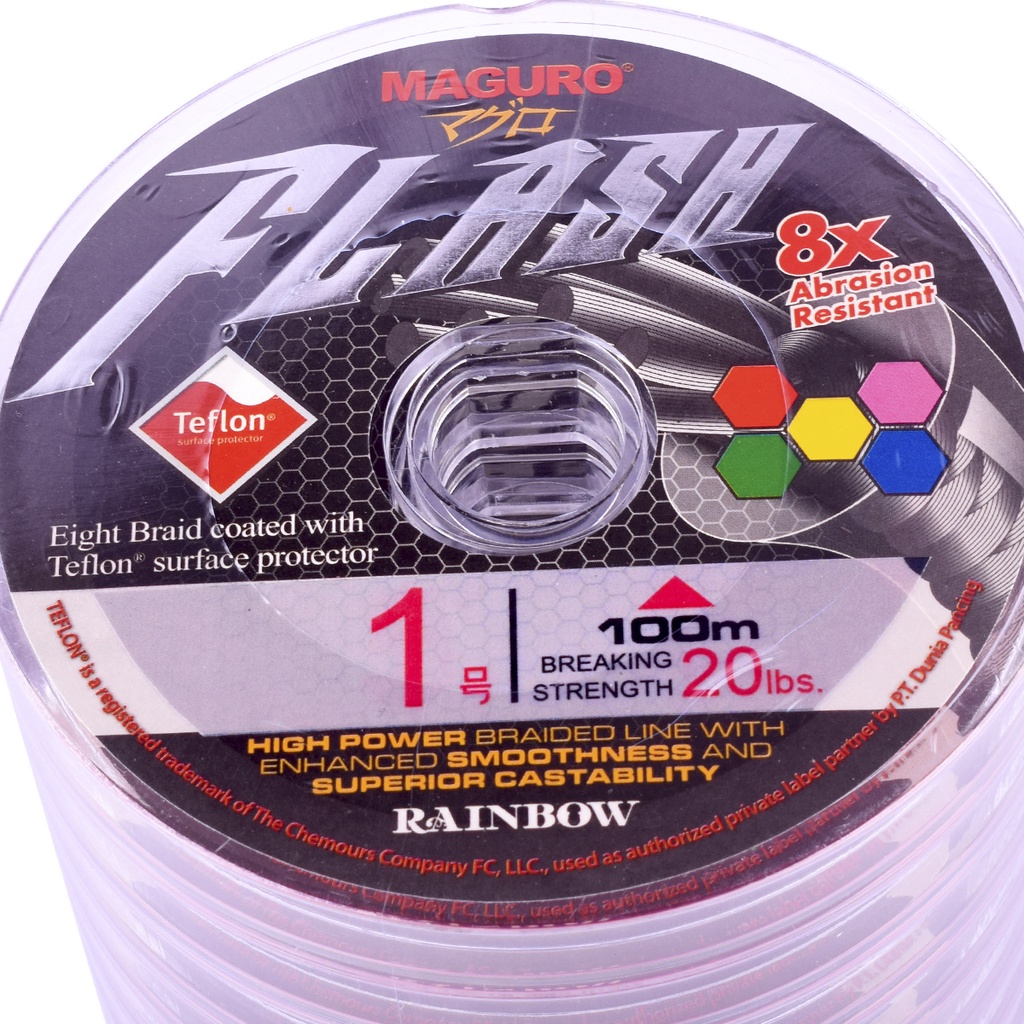 Jual Senar PE Maguro Flash Rainbow 100M (Pilih Ukuran) | Shopee Indonesia