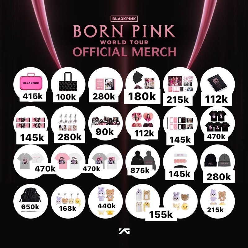 Jual Born Pink World Tour Official Merch Blackpink | Shopee Indonesia