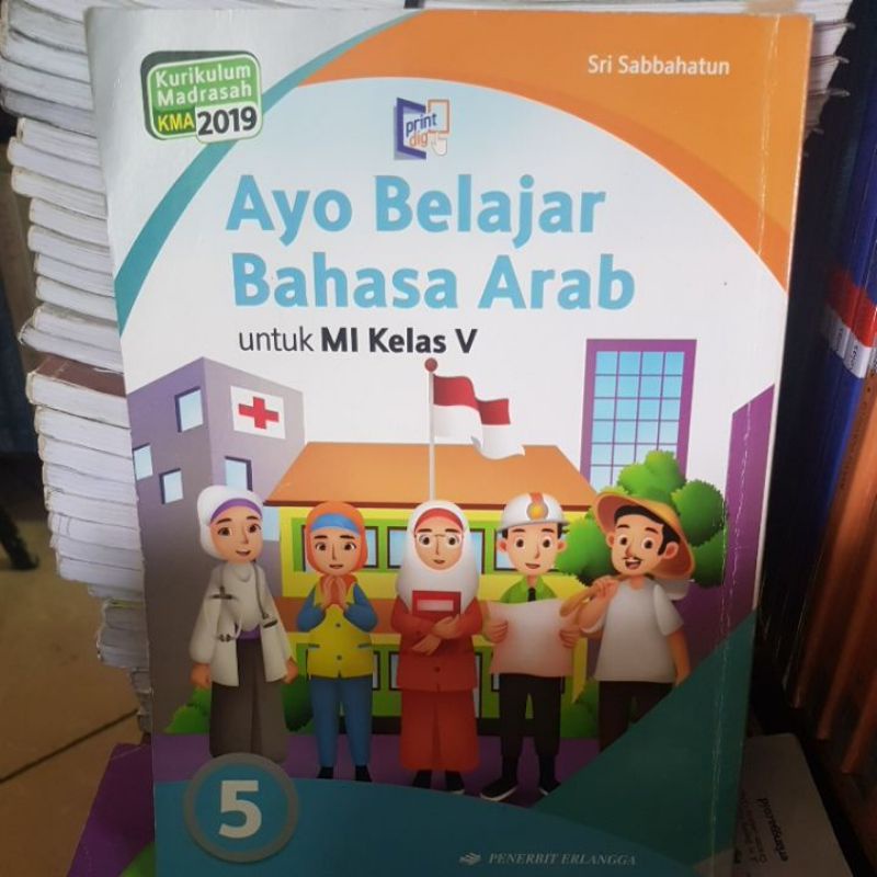 Jual Buku Bekas Ayo Belajar Bahasa Arab MI Kelas 5 Erlangga | Shopee ...