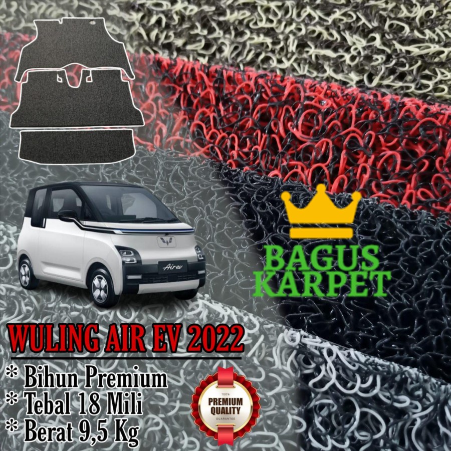 Jual Baguskarpet Karpet Mie Bihun Wuling Air Ev Model Comfort Tbl Mm Full Set Shopee