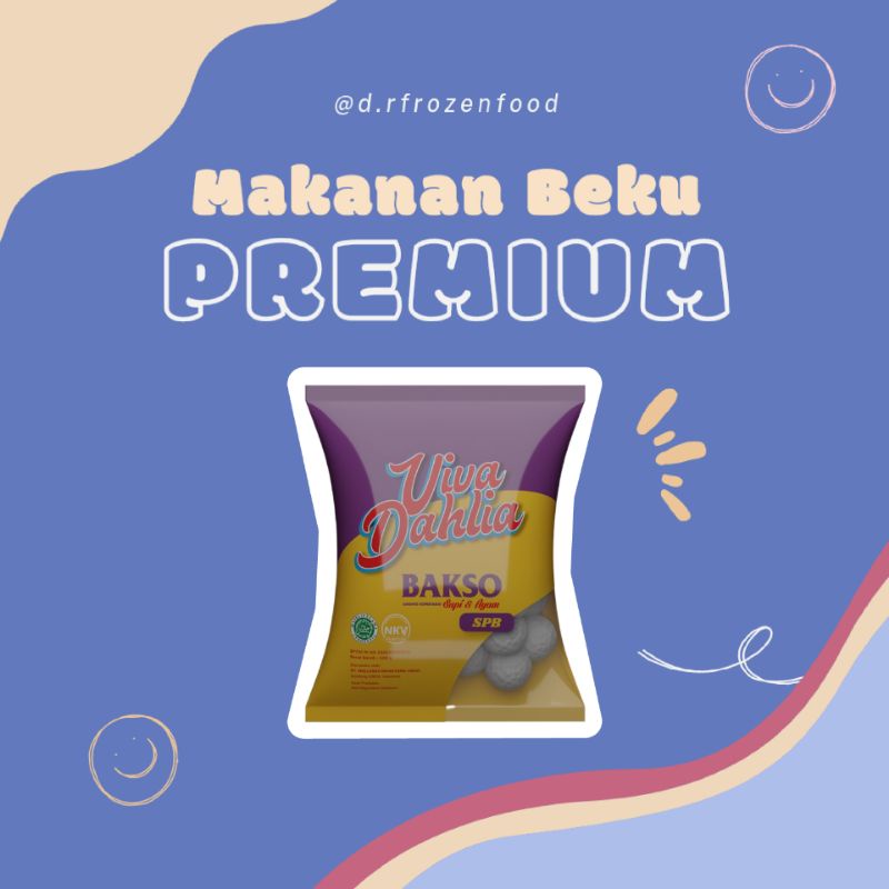 Jual Viva Dahlia Bakso Sapi Dan Ayam 500gr Shopee Indonesia