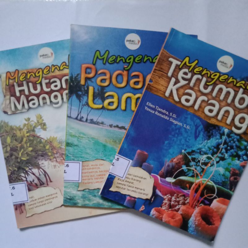 Jual Buku Edukasi Mengenal Hutan Mangrove, Terumbu Karang, Padang Lamun ...