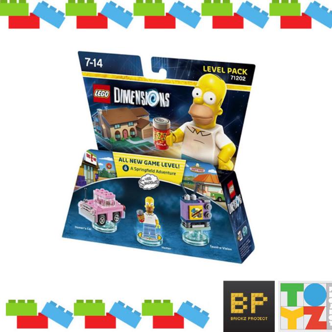 Jual Lego 71202 Dimensions Homer Level Pack: The Simpsons | Shopee ...