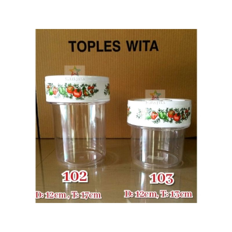 Jual TOPLES KUE ACRYLIC WITA / TOPLES MODEL PYREX/ TOPLES FOOD GRADE
