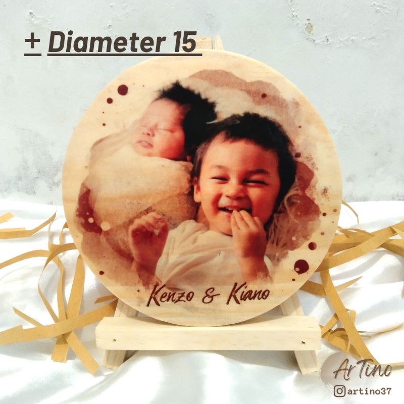 Jual TRANSFER FOTO KAYU + STAND | CETAK FOTO KAYU | PHOTOWOOD | KADO