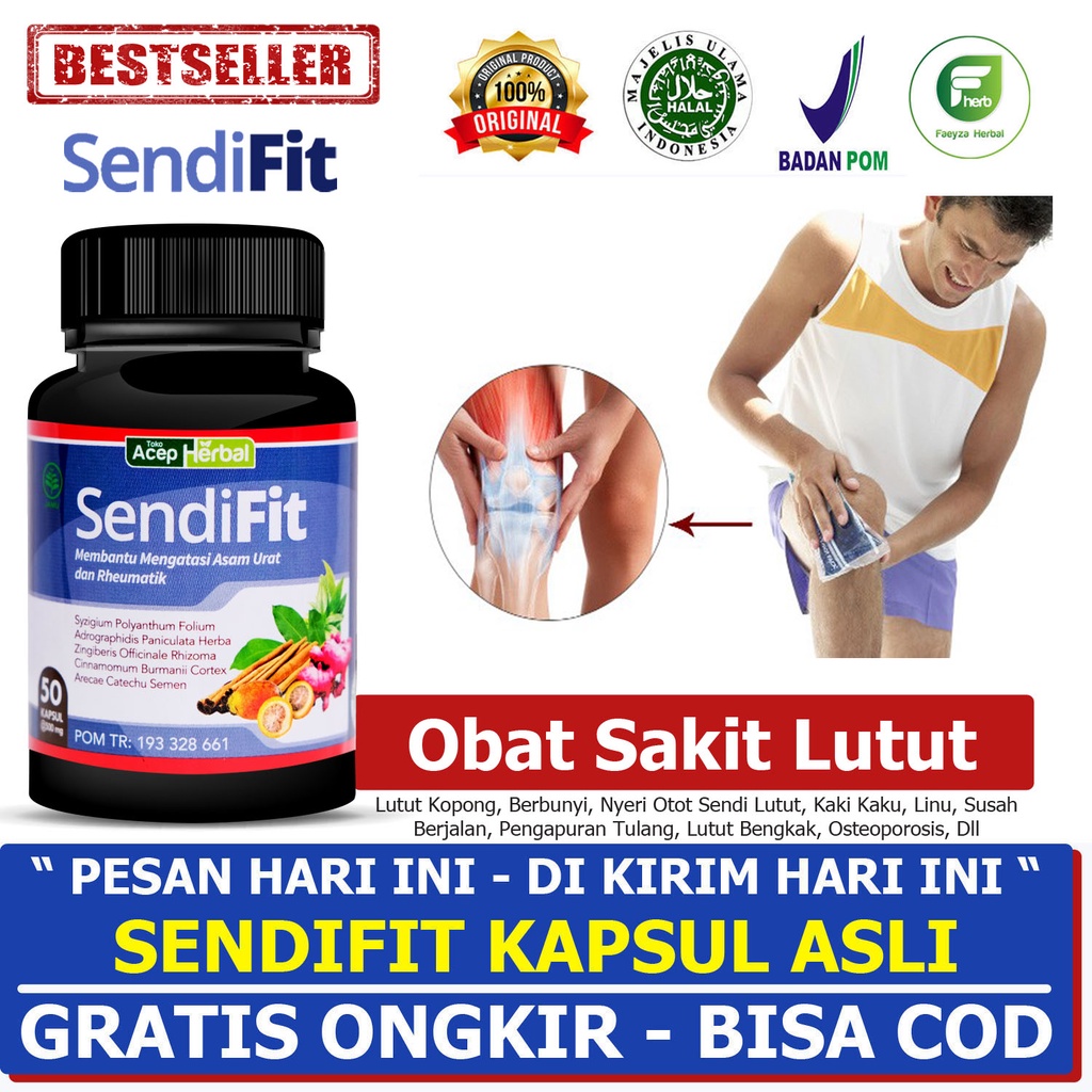 Jual Obat Nyeri Lutut Dan Sendi Saat Di Tekuk Lutut Bengkak Kopong