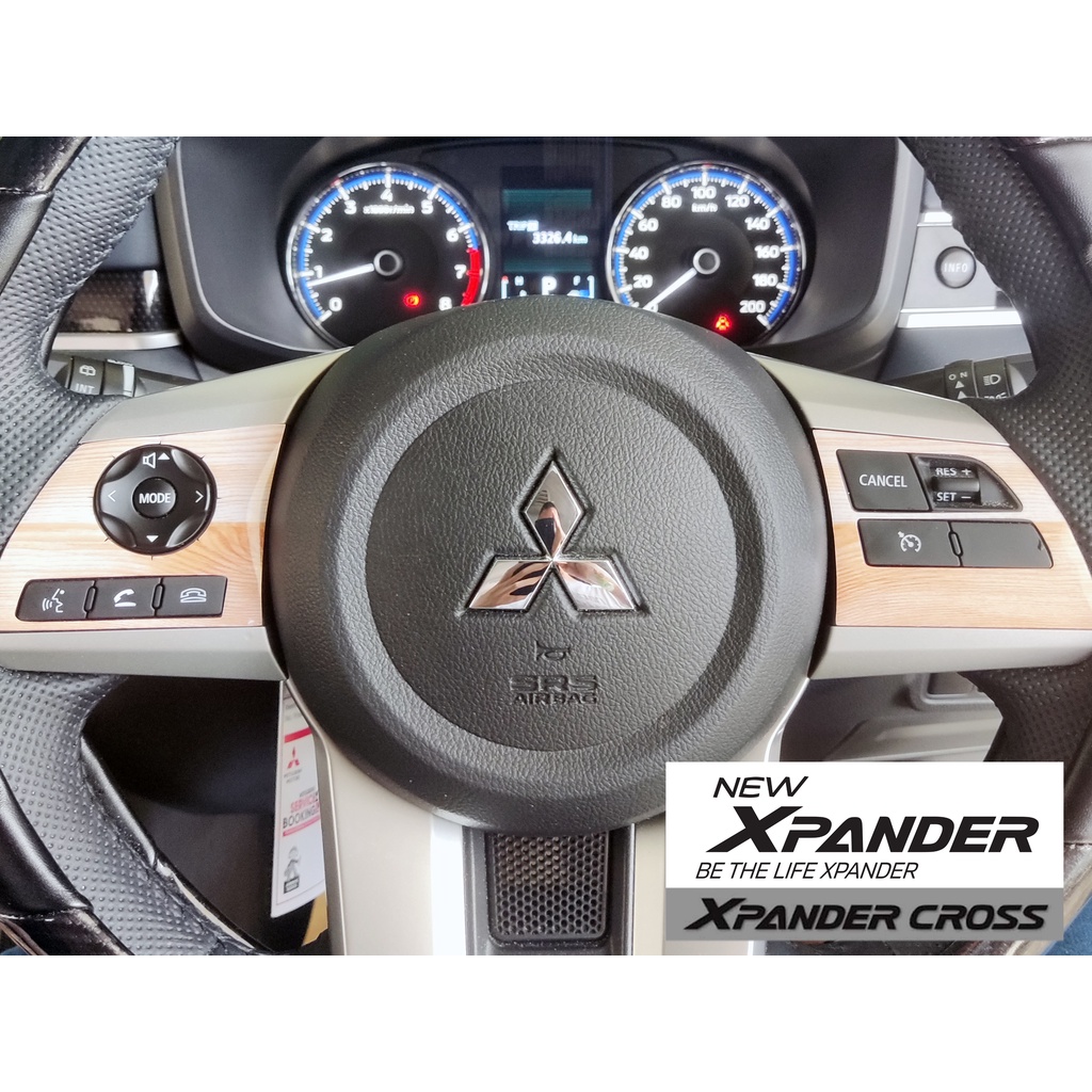Jual Sticker Setir Steer New Xpander / New Xpander Cross - Motif Carbon ...