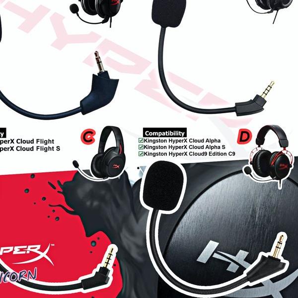 Jual Terlaris Mic HyperX Cloud X Pro I II 1 2 Core Flight S Revolver