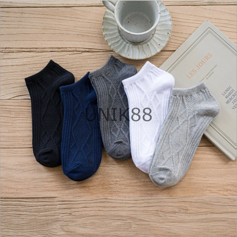 [UNIK88] Kaos Kaki Embos Cool Tone Kaos Kaki Embosa Unisex Pria Wanita Kaos Kaki Casual Sporty | AutoStock