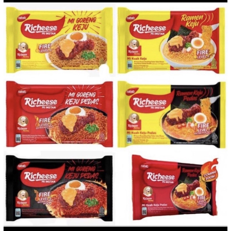 Jual Mie Richeese keju goreng ramen | Shopee Indonesia