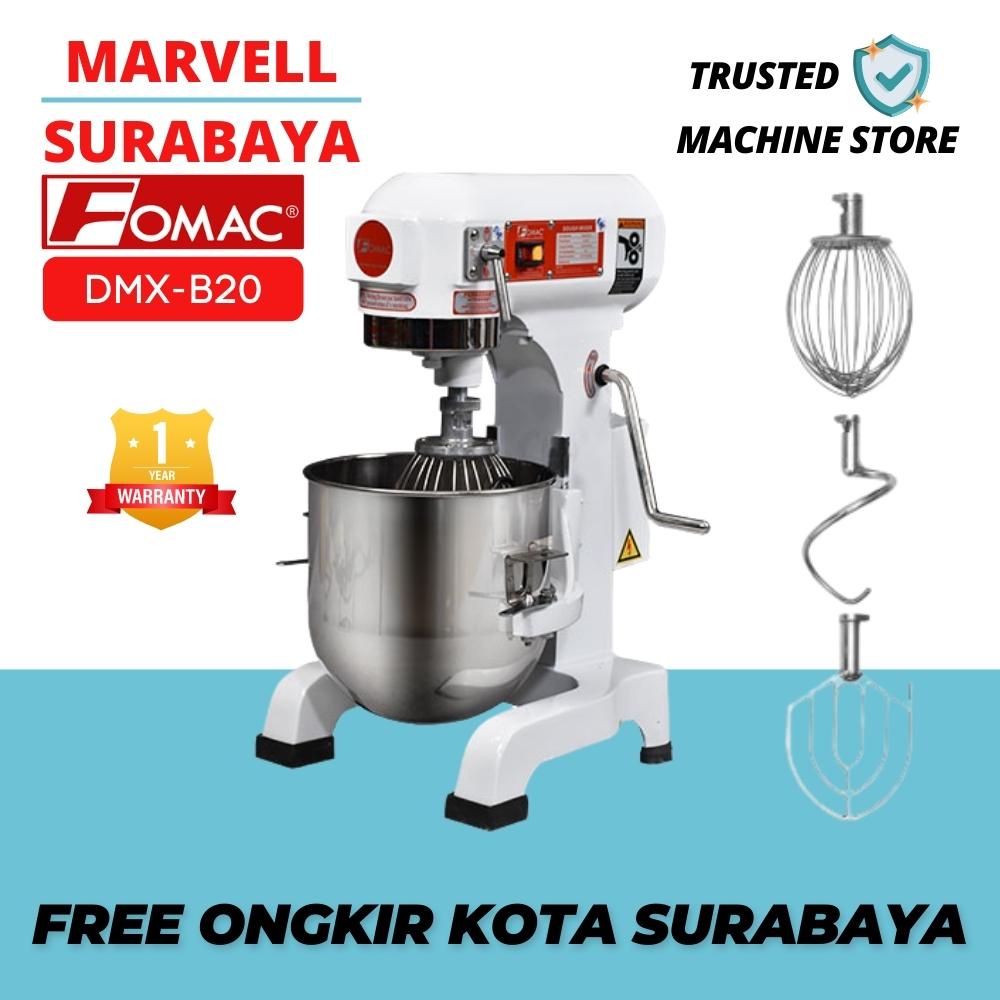 Jual PLANETARY MIXER FOMAC DMX B20 MIXER ADONAN ROTI KUE TELUR 20 LITER ...