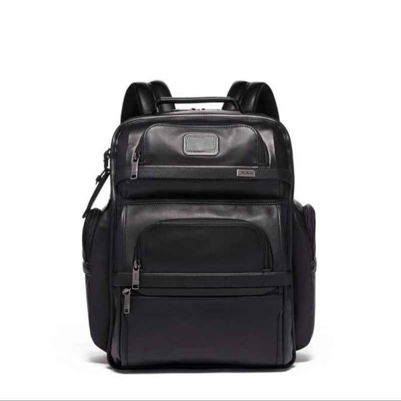 Jual New TUMI Alpha 3 Brief Pack Leather Black Original Shopee