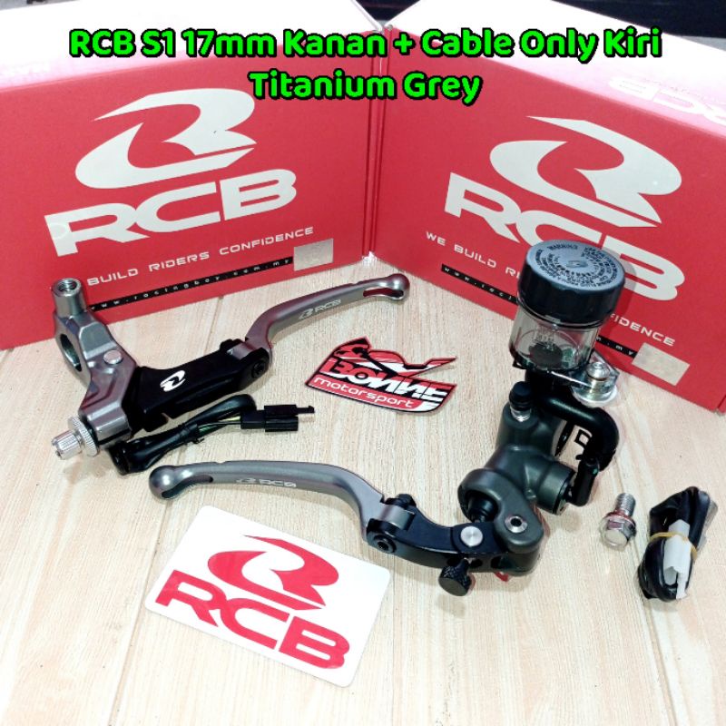 Jual Master Rem RCB S1 Forged 17mm Kanan dan Master S1 Cable Only ...