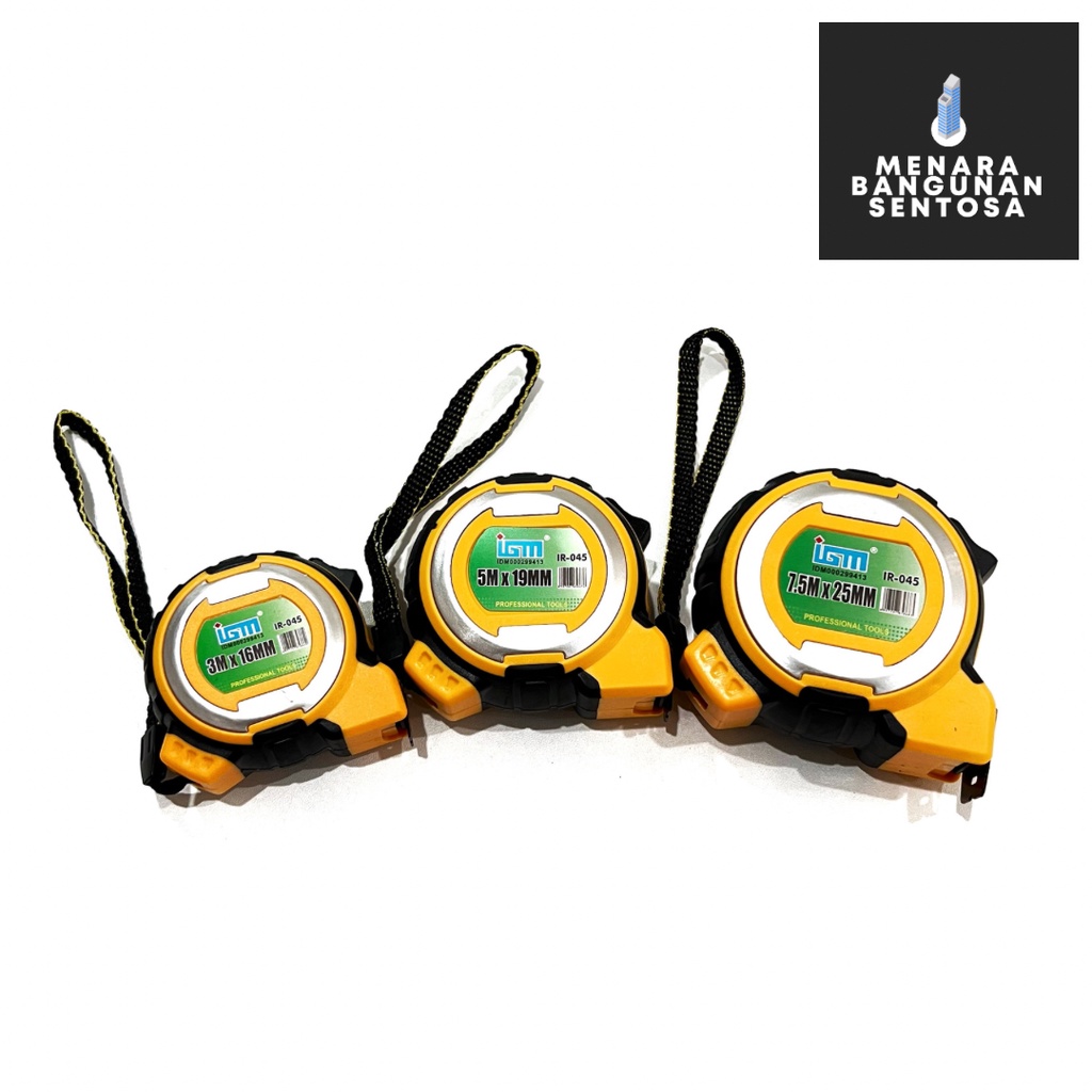 Jual Meteran Super ABS IGM 3m - Rol Meter Tukang 3 Meter Anti Pecah ...