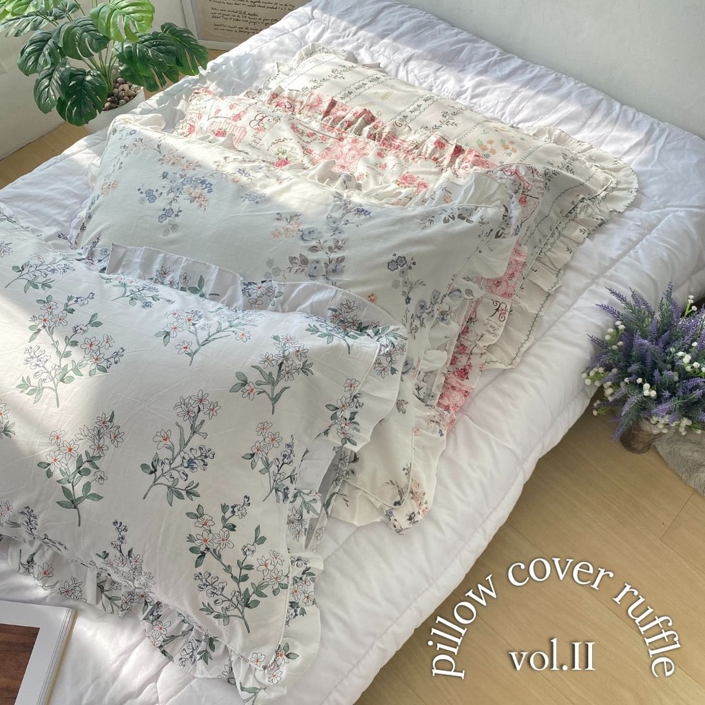 Jual [stigmable] Sarung Bantal Aesthetic Flower Floral ala Korea