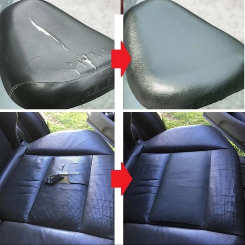 Jual Sticker stiker tambalan kulit sofa jok mobil motor sepeda PU ...