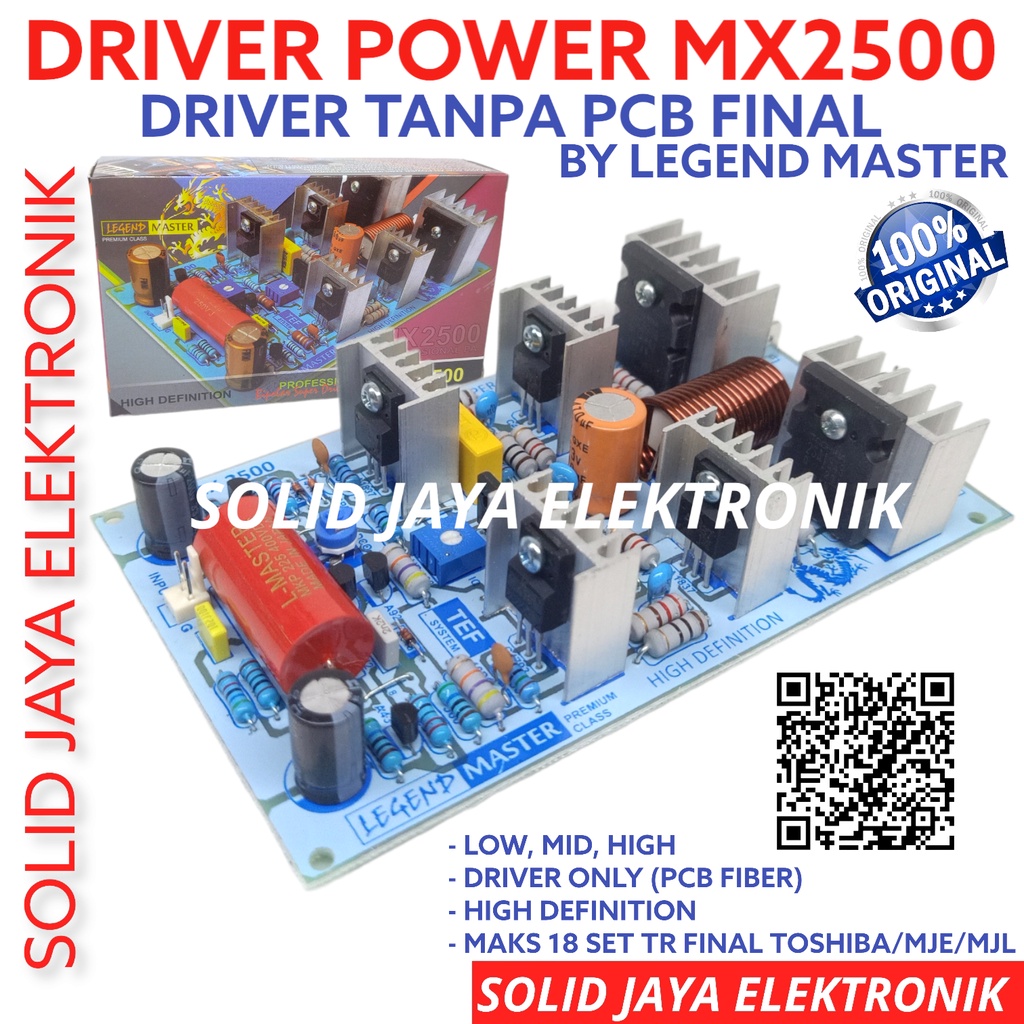 Jual KIT DRIVER POWER AMPIFIER MX2500 PA YAMAHA PROFESIONAL AMPLI SOUND