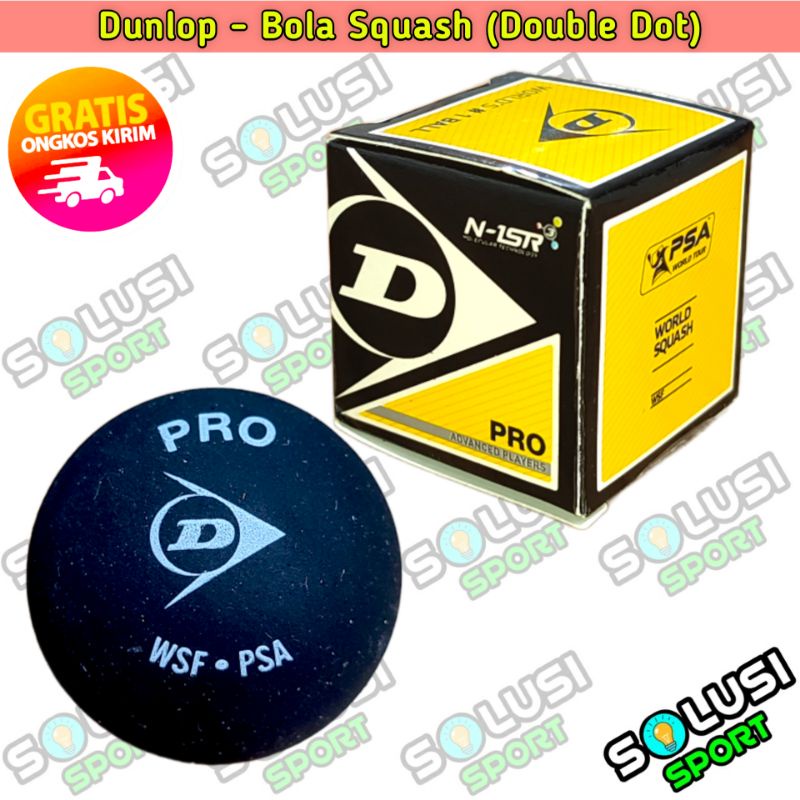 Jual DUNLOP DOUBLE DOTS Bola Squash Dobel Dot Original | Shopee Indonesia