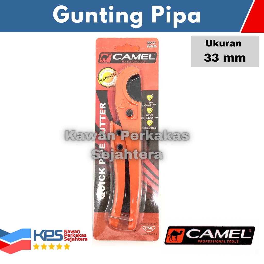 Jual CAMEL Gunting Pipa PVC 33mm - 42mm | Gunting Paralon | PVC Pipe ...
