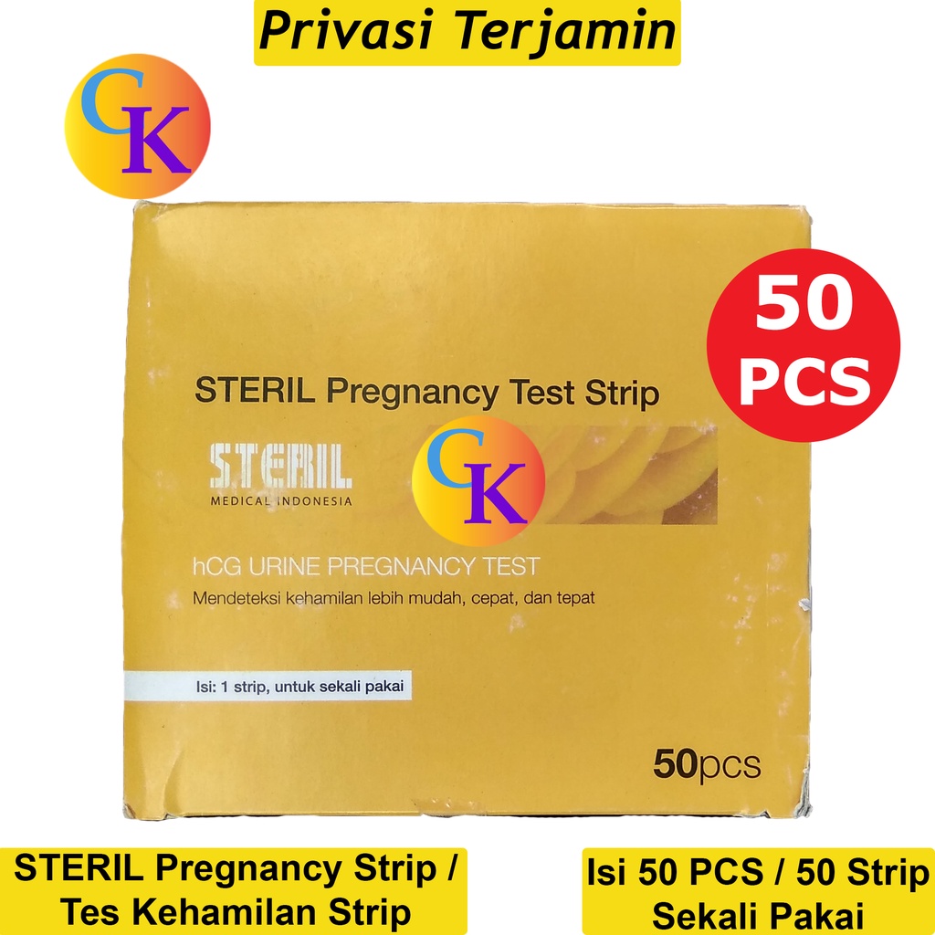 Jual 50 Pcs / 50 Strip Test Pack Tespek Testpack Tespack Tes Kehamilan