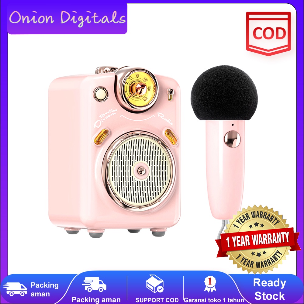 Jual Divoom FairyOK Portable Bluetooth Speaker with Microphone Karaoke