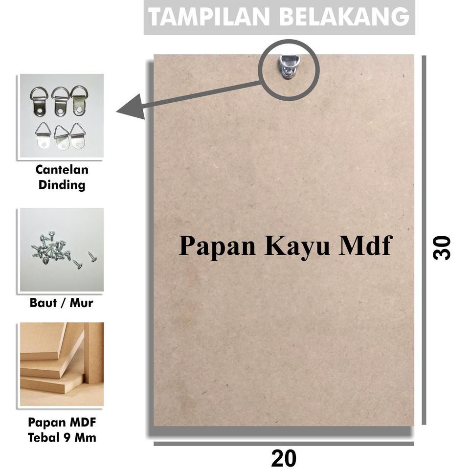 Jual POSTER KAYU 