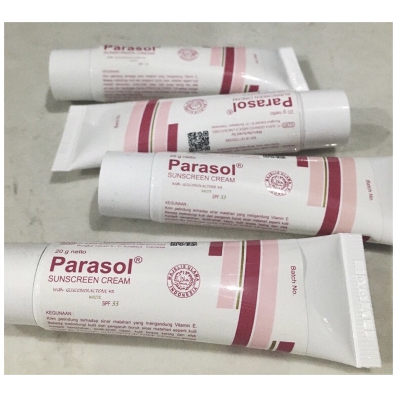 Jual Parasol sunscreen cream SPF 33 with gluconolactone 4 (pink