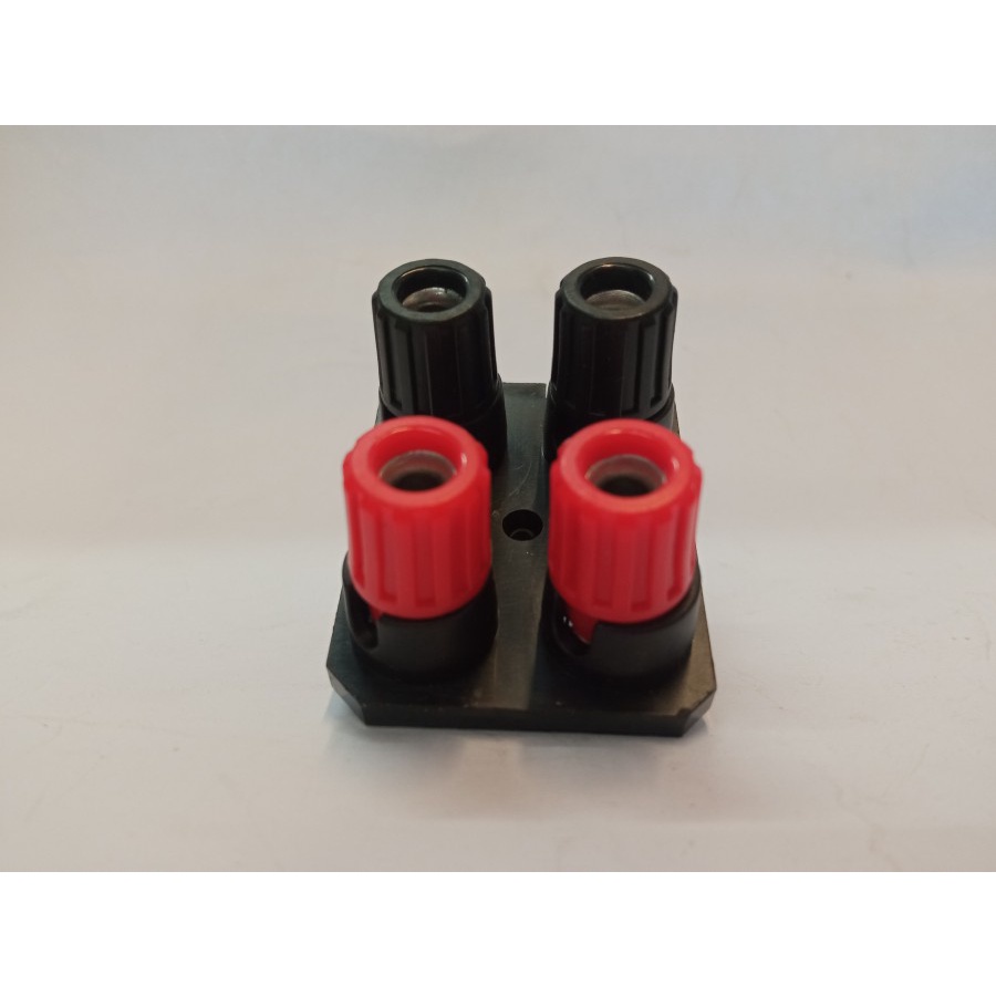 Jual Binding post input spring loaded banana plug terminal speaker 4