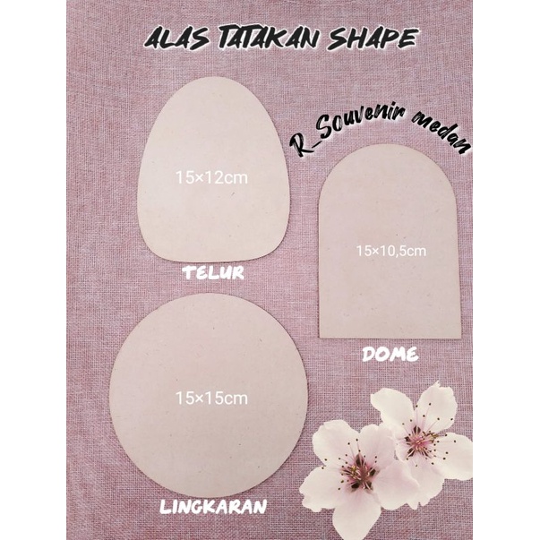 Jual (T 15cm)Alas Tatakan Shape bahan mahar/dekorasi mahar/TATAKAN Nama ...