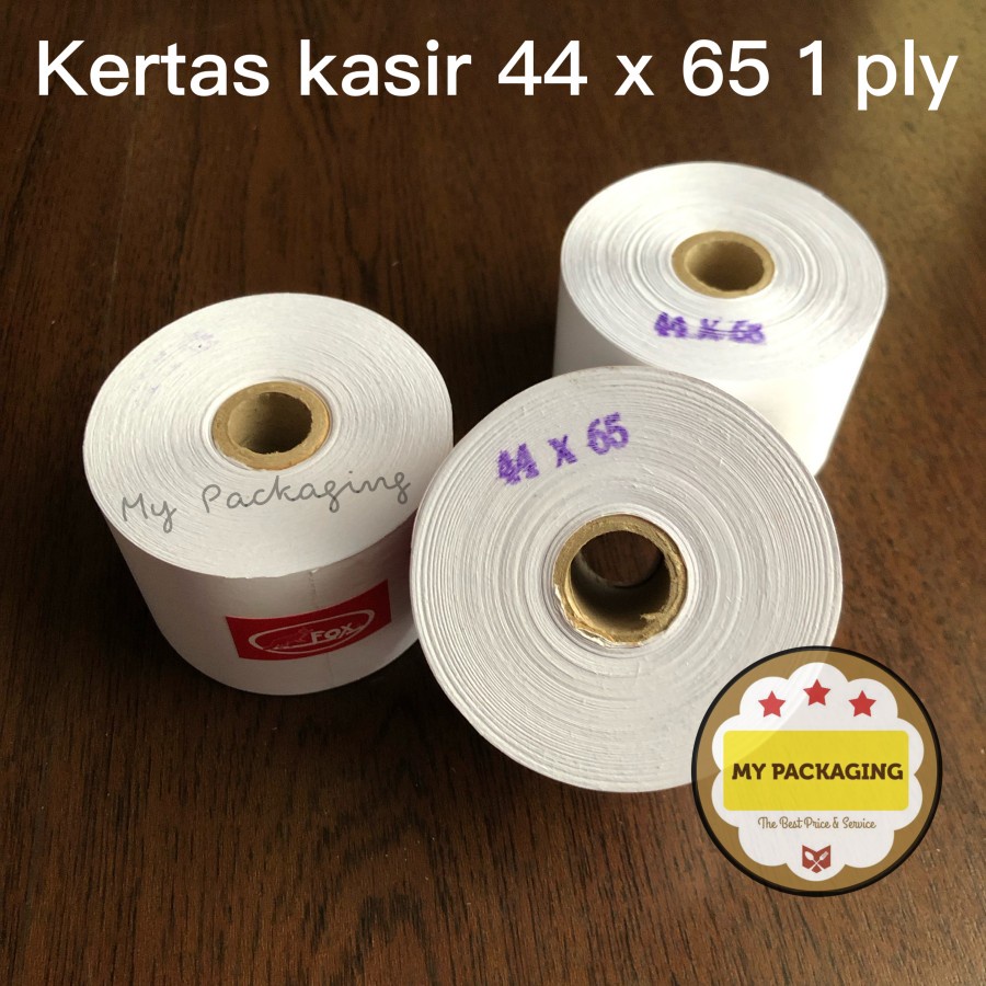 Jual Kertas Kasir 44 X 65 Struk Telstruk Hvs 1 Ply Shopee Indonesia