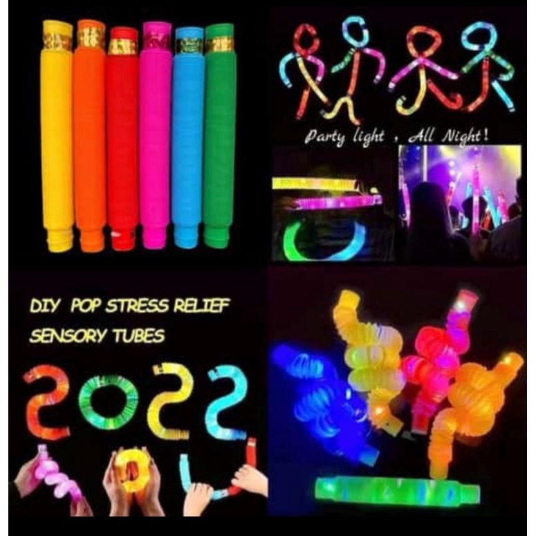 Jual pipa selang LED / POP TUBES LED / MAINAN ANAK LED | Shopee Indonesia