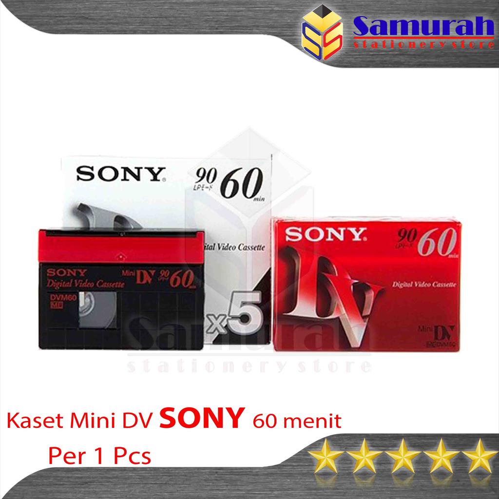 Jual Kaset Mini DV Sony 60 Menit 1 Pcs / DVM60R3 Cassete Handy Cam Analog Shopee Indonesia