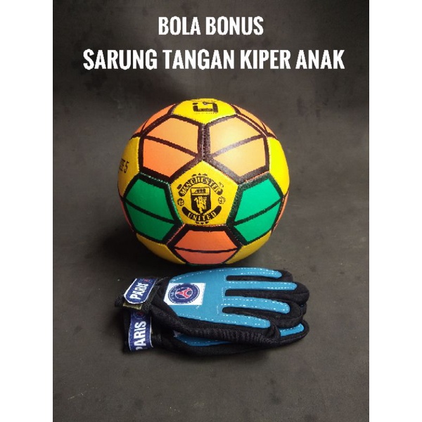 Jual Bola Sepak Bliter Bonus Sarung Tangan Kiper Anak | Shopee Indonesia