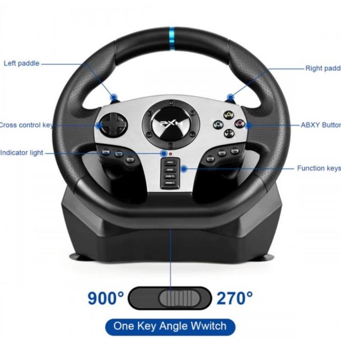 Jual Stir Pxn V9 Steering Wheel Clutch Shifter Mirip Logitech G29