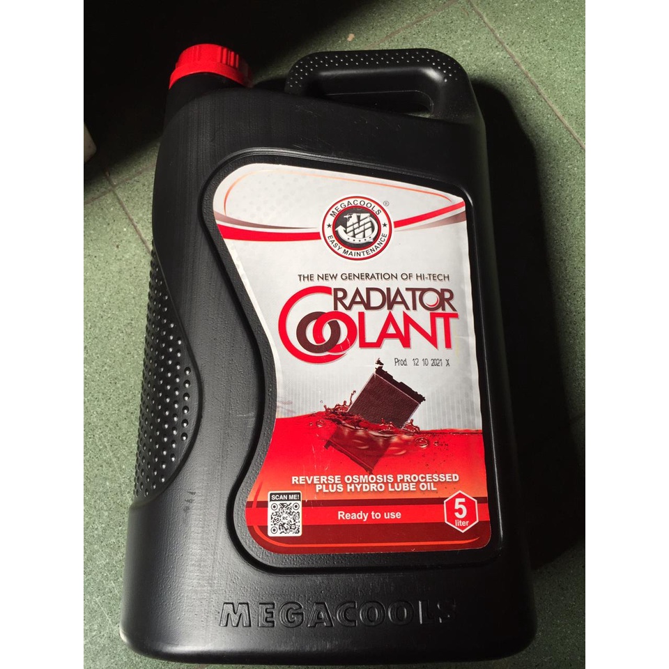 Jual Air Radiator Coolant Megacool Megacools Merah 5L 5 Liter | Shopee ...