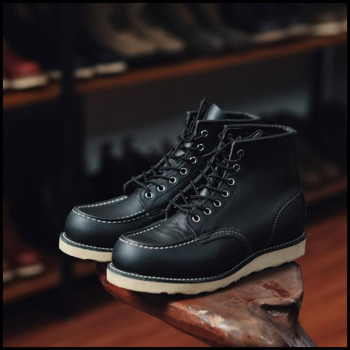 Red wing black chrome leather outlet