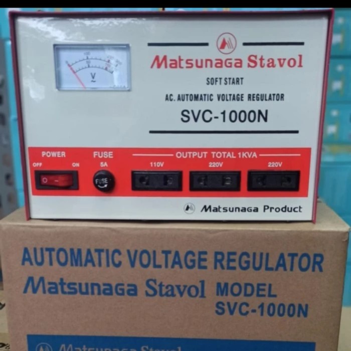 Jual Stabilizer Matsunaga W Stavol Matsunaga W Stv W