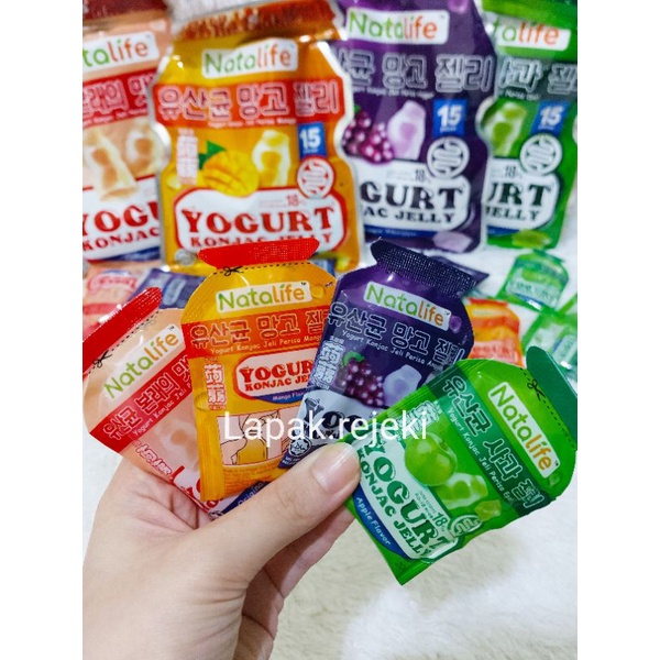 Jual ENCR Natalife Yogurt Konjac Jelly Malaysia Rasa Buah Halal / Yogurt Jelly Fruit Flavour