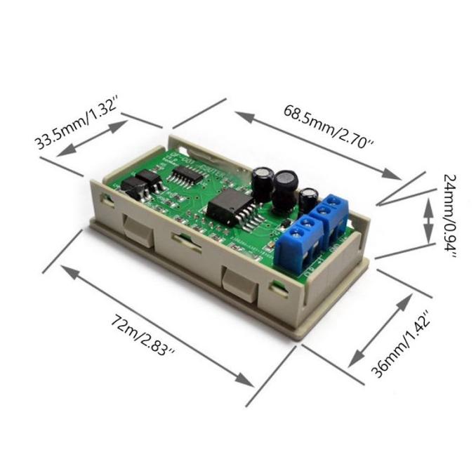 Jual Inn Dc 5V 12V 36V Trigger Counter Module Accumulator 4-Bit Red 0 ...